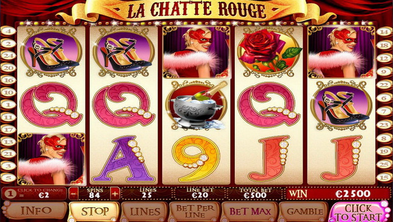 Онлайн слоты «La Chatte Rouge» в казино Sol